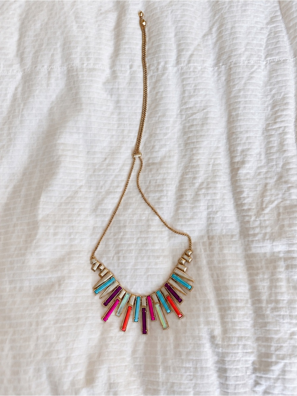 One of a Kind Kendra Scott color bar necklace